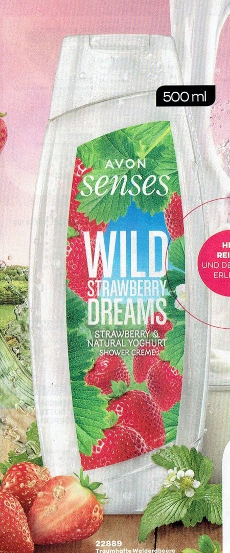 Avon ® Senses Duschgel ild Strawbeery Dreams 250ml