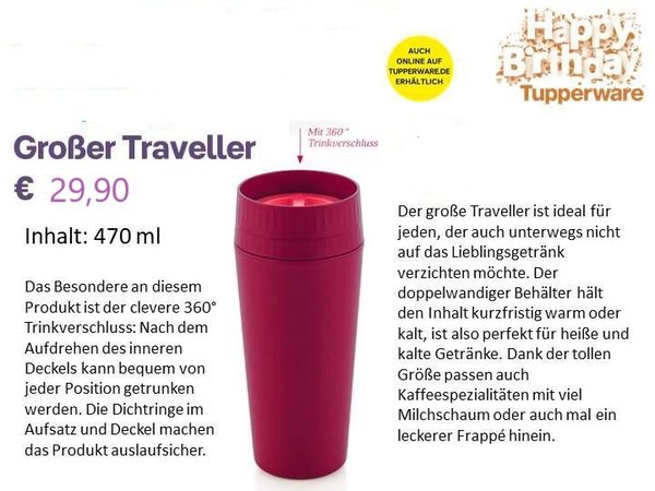 Tupper-®-Großer Traveller